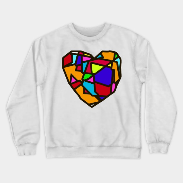 Heart Crewneck Sweatshirt by Avistin